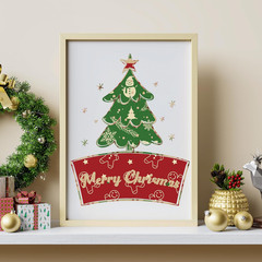 60 Sheet Christmas Pattern Paper, Merry Christmas Scrapbook Papers, Double-Sided