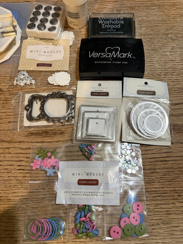 Close To My Heart Lot Of Scrapbook Supplies