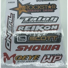 Assorted Stickers Decal Graphic Sheet (1128)X