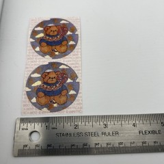 Vintage Lucy Rigg Bear Stickers 1984 Two Stickers As Shown