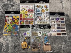 Keepsake Essentials Lot of 7 Sheets Vacation Creativity Inc Stickers Scrapbook
