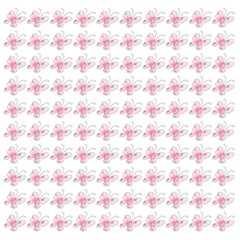 100Pcs Butterflies for Crafts, 1″ Organza Butterflies, Light Pink
