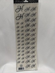 Bellisimo Personalized Monogram Stickers “H” Showers Wedding Marriage Party