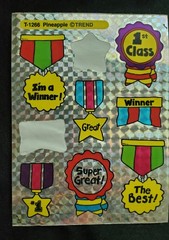 Rare Vintage Trend Scratch n Sniff Shiny Brights Prism finish awards 1984