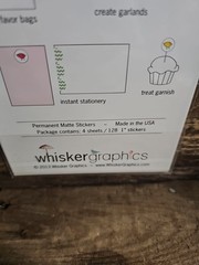 Petite Stickys by Whisker graphics (4 Sheets/128 1″ Stickers) ~ RED POKA DOTS