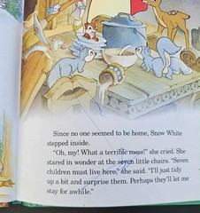 Vintage Disney Snow White and the Seven Dwarfs Great Scrapbook or Sticker Images