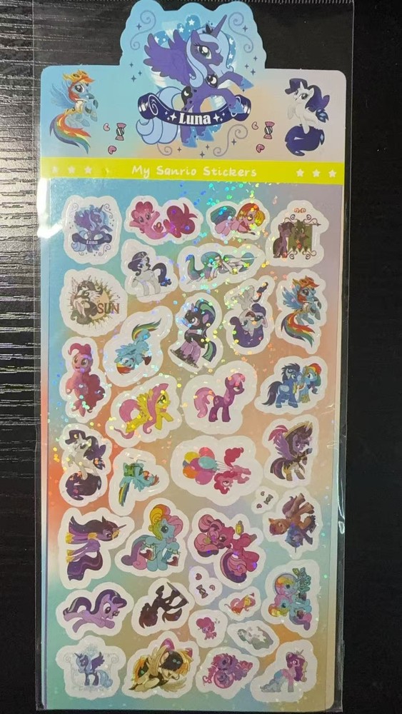 *FREE SHIP* My Little Pony Sticker *Laser Effect*