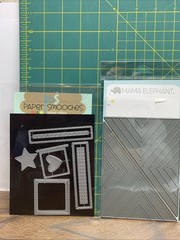 Paper Smooches Gina Marie Mama Elephant frames Frame paper crafting die Lot