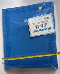 No. 800 Blue Vintage Scrapbook Deluxe Craft 100 Pages 50 Sheets Made in the USA