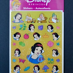 SandyLion Disney Princess Snow White Stickers NOS New Sealed