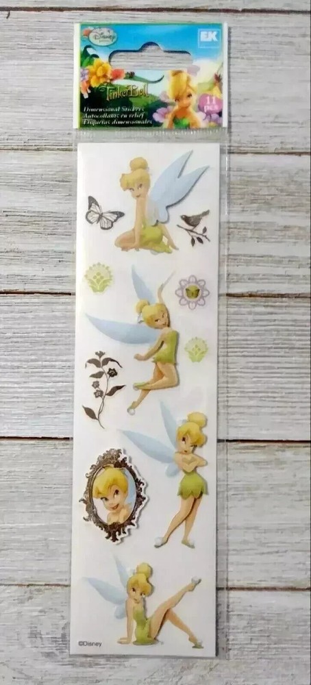 disney fairy tinkerbell fun stickers dimensional puffy EK success 11pc set new