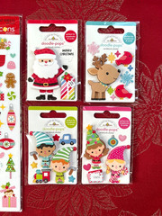 #812 – CHRISTMAS MAGIC RARE & OH WHAT FUN ELVES SANTA DOODLE-POPS STICKERS