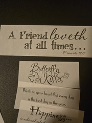 Creative Memories Lot Of 9 Vellum Quotes And Titles Words Phrases Cards