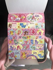 Care Bears Memo Pad And Sticker Sheet Vintage Htf