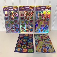 Vintage Trend Enterprises Foil Bright Stickers 3 Packages New Sealed