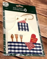 CARD CONNECTION Handmade MASTER Chef Apron Scrapbook Embellishment Craft Sticker