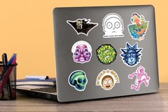 RICK AND MORTY TRENDY VARIETY DIE CUT VINYL 50 CT STICKER PACK
