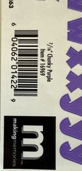 PURPLE 7/16” CHUNKY ALPHABET Stickers(2 sheets)Making Memories•Letters •Number•