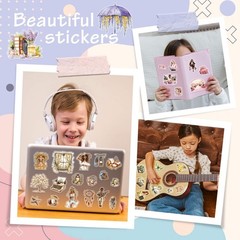 JUNKJWBZ 360 PCS People Stickers Book for Adults – Vintage Aesthetic Journali…