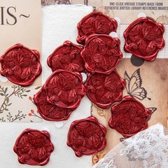 30pcs Handmade Wax Seal Stickers, 3D Layered Butterfly Cluster Design, Elegan…