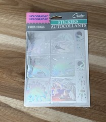 Hologram Holographic Rare Vintage Carlton Stickers 2 Sheets Dinosaur Sticker