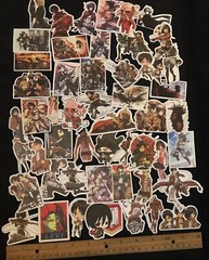 LOT of 10 ATTACK ON TITAN stickers Levi Anime Captain Scout Ackerman
