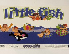 EK Success Scrapbook Title Over-all Little Fish Ocean Beach Nautical Summer NEW