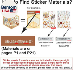 20 Sets DIY 3D Sticker Scene Collection Book for Kids Adults Cute Make Your Own
