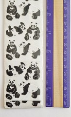 Vtg Sandylion Stickers NIP Fuzzy Panda Bears Class Pack Flocked