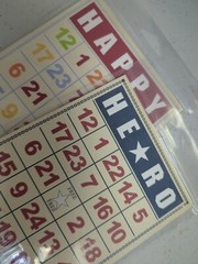 Set of 2 Jenni Bowlin Bingo Card Packs (6 in ea.) «Patriotic» & » Birthday» RARE