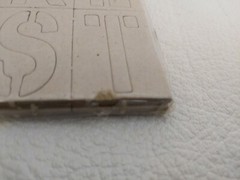 Rusty Pickle Chipboard Scrapbooking Letter Number Stencils