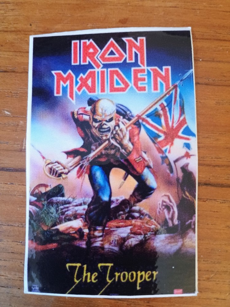 IRON MAIDEN The Trooper STICKER – Mint Condition – CLASSIC HEAVY METAL BAND