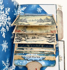 Handmade One-of-a-Kind Christmas Junk Journal | Vintage Altered Book |…
