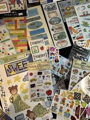 Scrapbooking Stickers Huge LOT of 120 All NEW Packs Variety Cardmaking Stickers