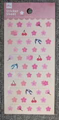 Set Of 4 Japan Sakura Cherry & Plum Blossom Sticker Sheets Daiso – Ships From US