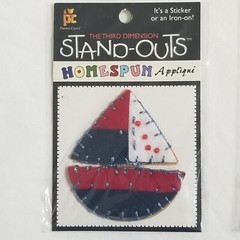NEW Lot 4 Stand Outs Sticker Applique Iron On Airplane Train Sailboat Car Toy-C