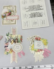 2020 ANNA GRIFFIN AG1070 SPRINGTIME COLLAGE CARD TOPPERS Diecuts/Stickers 83-Pcs