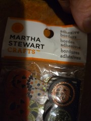 Martha Stewart Crafts Classic Halloween Adhesive Borders 12×12 Glitter Retired