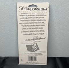 Vtg Stickopotamus Summer Camp Stickers Canoe Sleeping Bag Marshmallows Compass