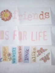 3pc Vellum Quotes 12″x2″ Non Adhesive Page Titles Embellishments Accents Lot#4