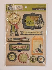 My Mind’s Eye Wicked Halloween Scrapbooking Stickers RARE