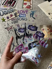 Dance/Cheerleading Scrapbook Lot, Stickers, Transfers, Jolee’s
