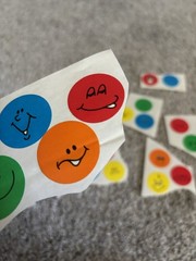 Vintage Smiley Face Stickers Cut Sticker Sheet