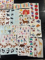 Vintage Mrs Grossman Craft Scrapbook Sticker Lot 260+ SHEETS/Multiple designs