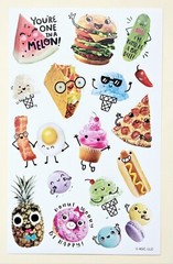 Themed /Food, Emoji Sticker sheet