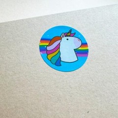 40 Sheets – Stickers for Party Bags – 400 Stickers, 1.5″ Unicorn