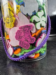 Vtg Nickelodeon 3D foam stickers SpongeBob Arnold Fairly Oddparents 2004 Rugrats
