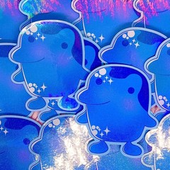 Tamagotchi Fanart Stickers Handmade (2-3/4 inch/70 mm)