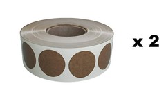 Round Circle Dot Sticker Craft 3/4inch (19mm) Marking Labels 2 Rolls (2100-Pack)