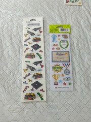 2 Brand New Packages Graduation Scrapbook Stickers, Frances Meyer, Dimensions